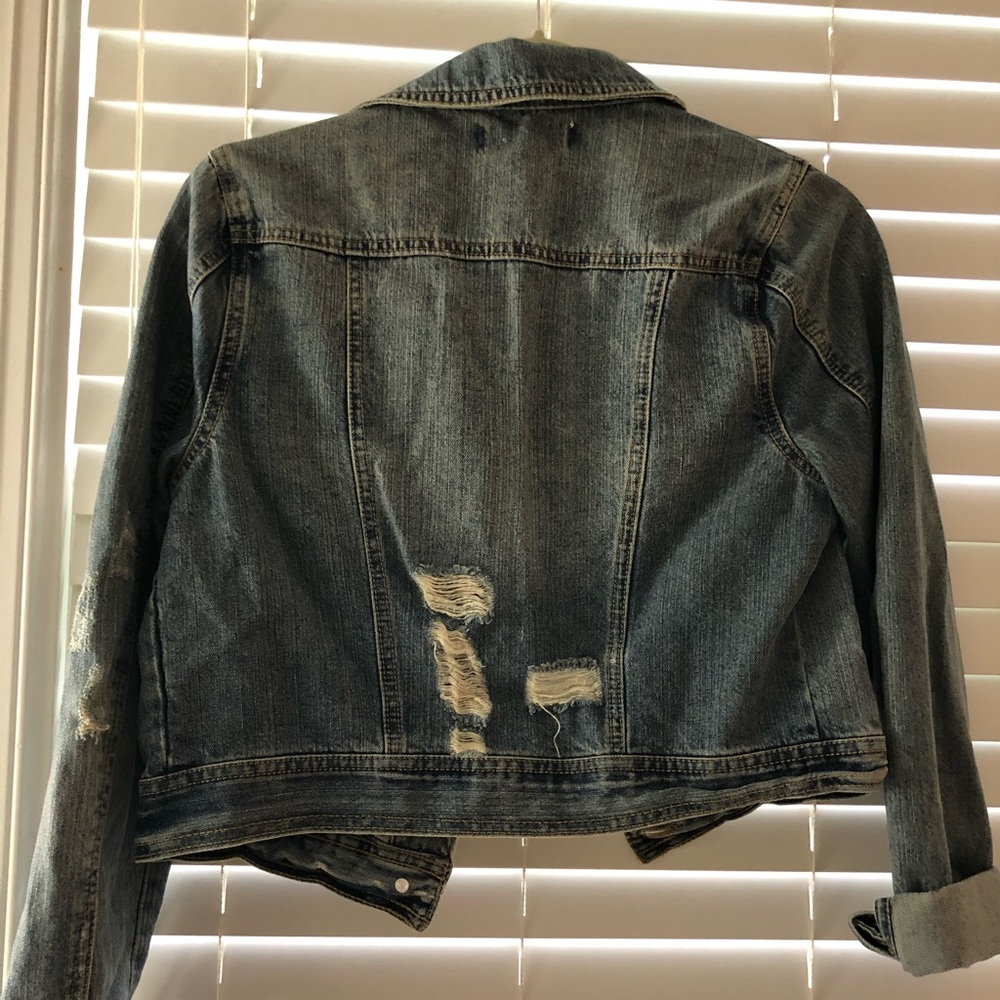 Distressed Jean Jacket - Picture 4 of 4